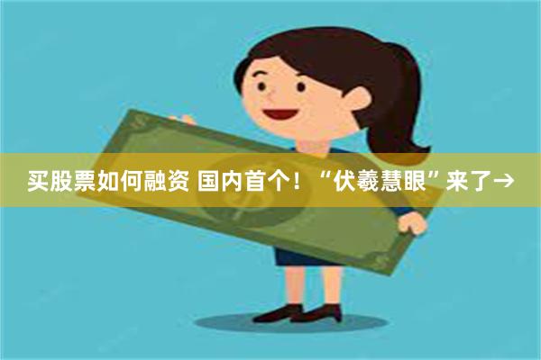 买股票如何融资 国内首个！“伏羲慧眼”来了→