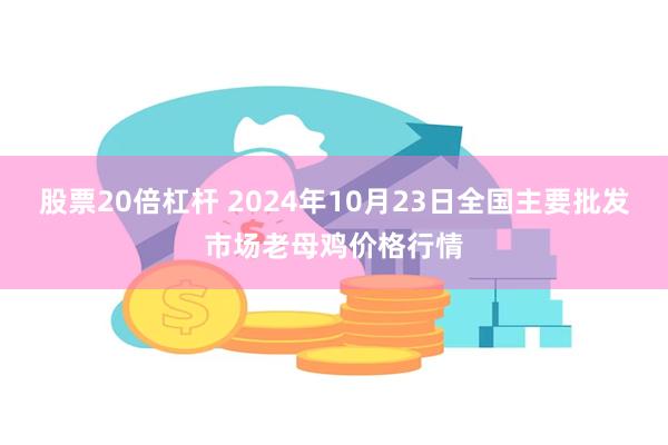 股票20倍杠杆 2024年10月23日全国主要批发市场老母鸡价格行情